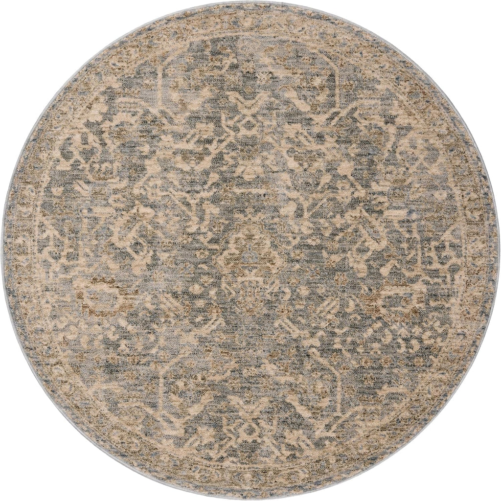 2'x3' Blue/Natural Accent Rug