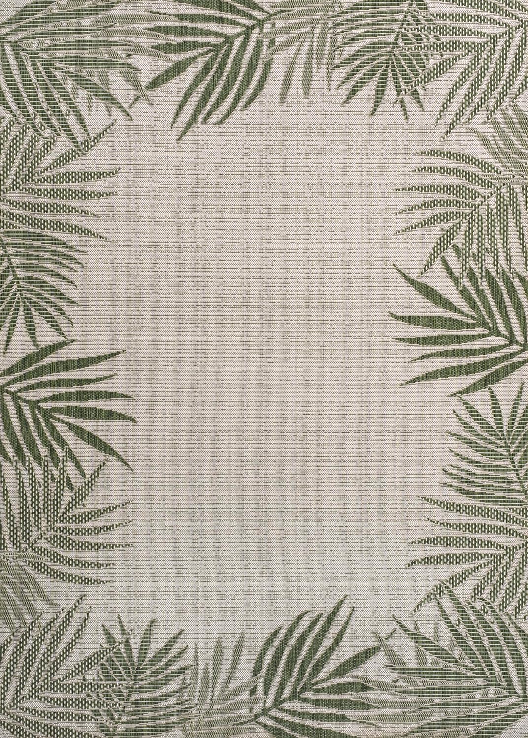 3x5 Palm Frond Indoor/Outdoor Area Rug