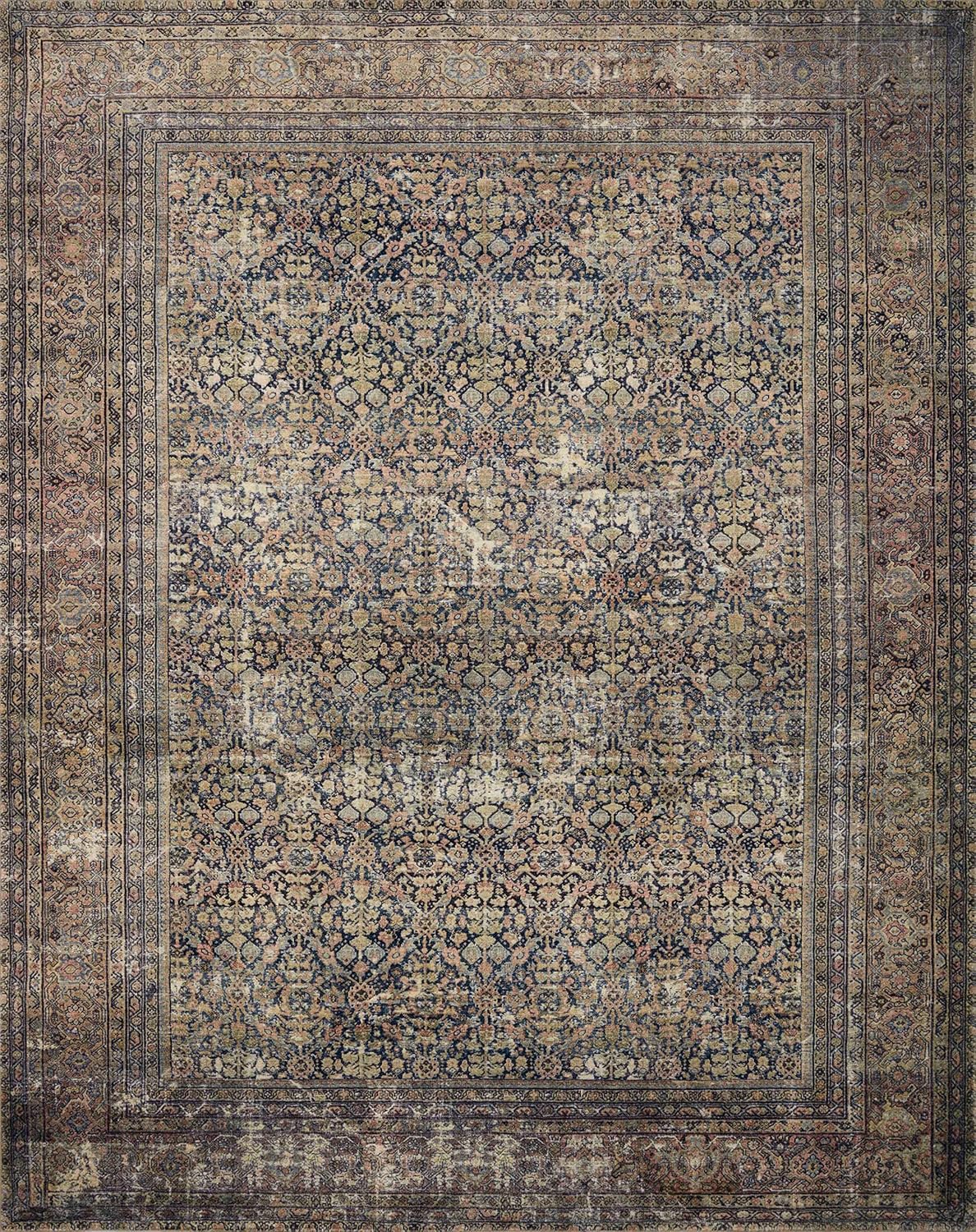 2'x5' Vintage Inspired Accent Rug