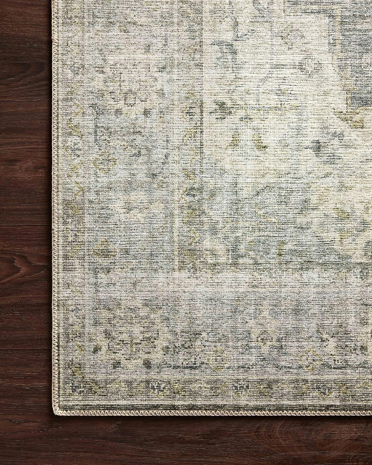 2'x5' Charcoal/Dove Accent Rug