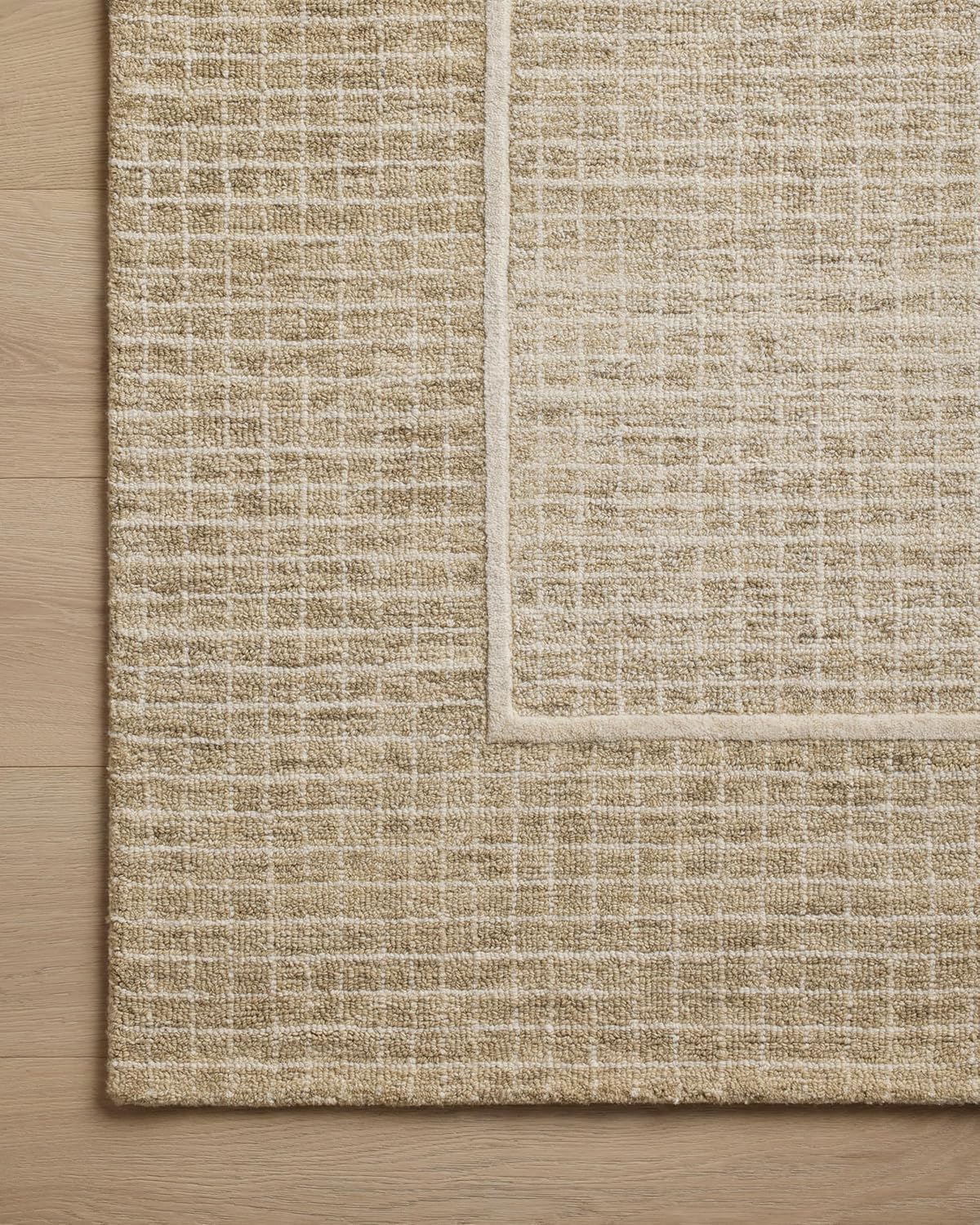 3'6" x 5'6" Accent Rug - Wheat & Ivory