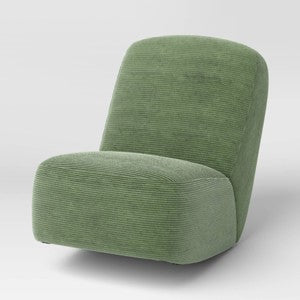 New Rocking Lounge Floor Chair in Forest Green