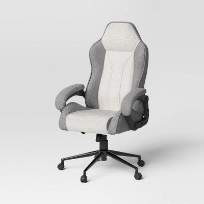 New Gray Swivel Gaming Chair