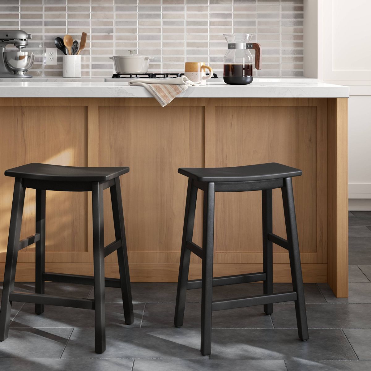 Counter Height Barstool - All Wood, Natural