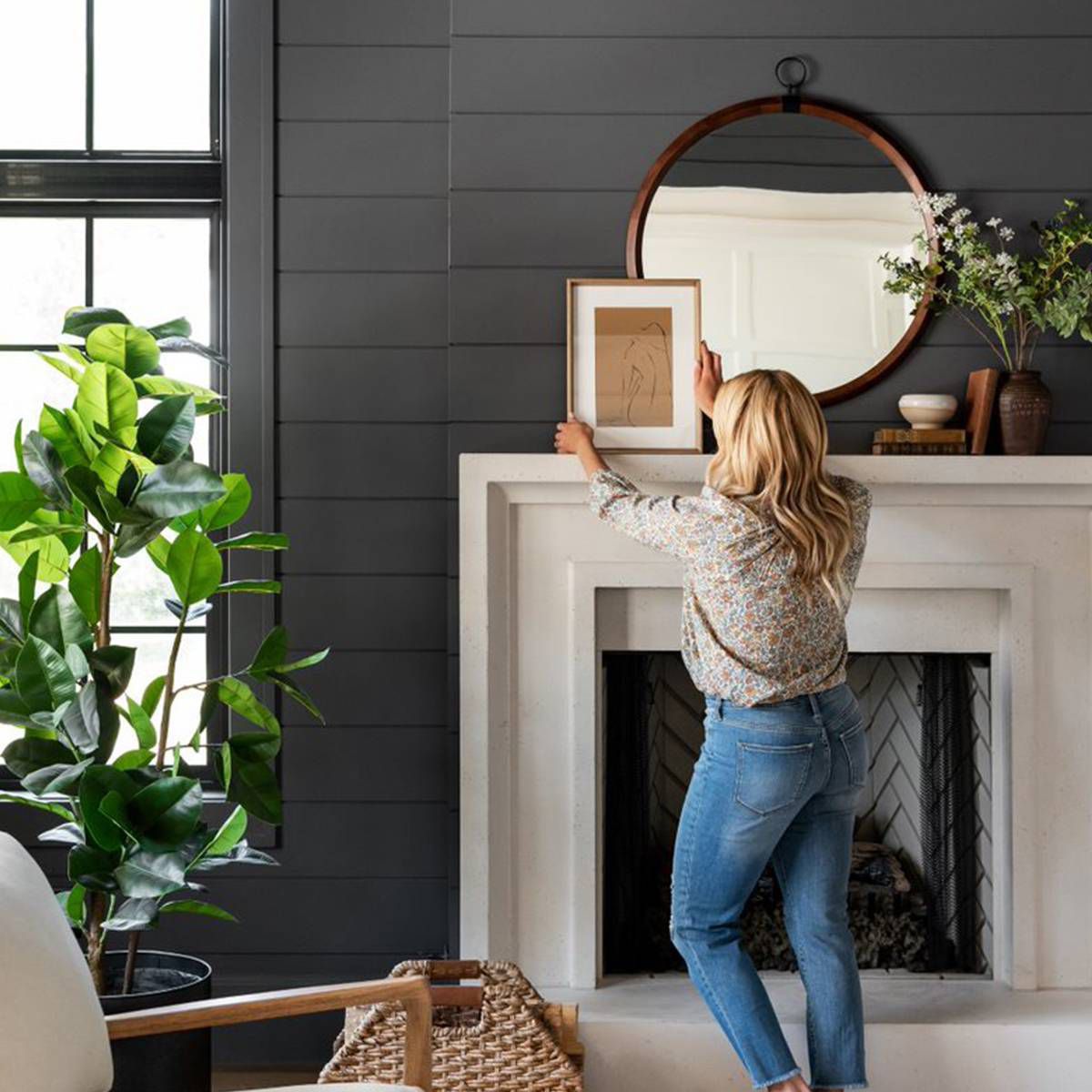 Lynwood Square Upholstered Cube Ottoman