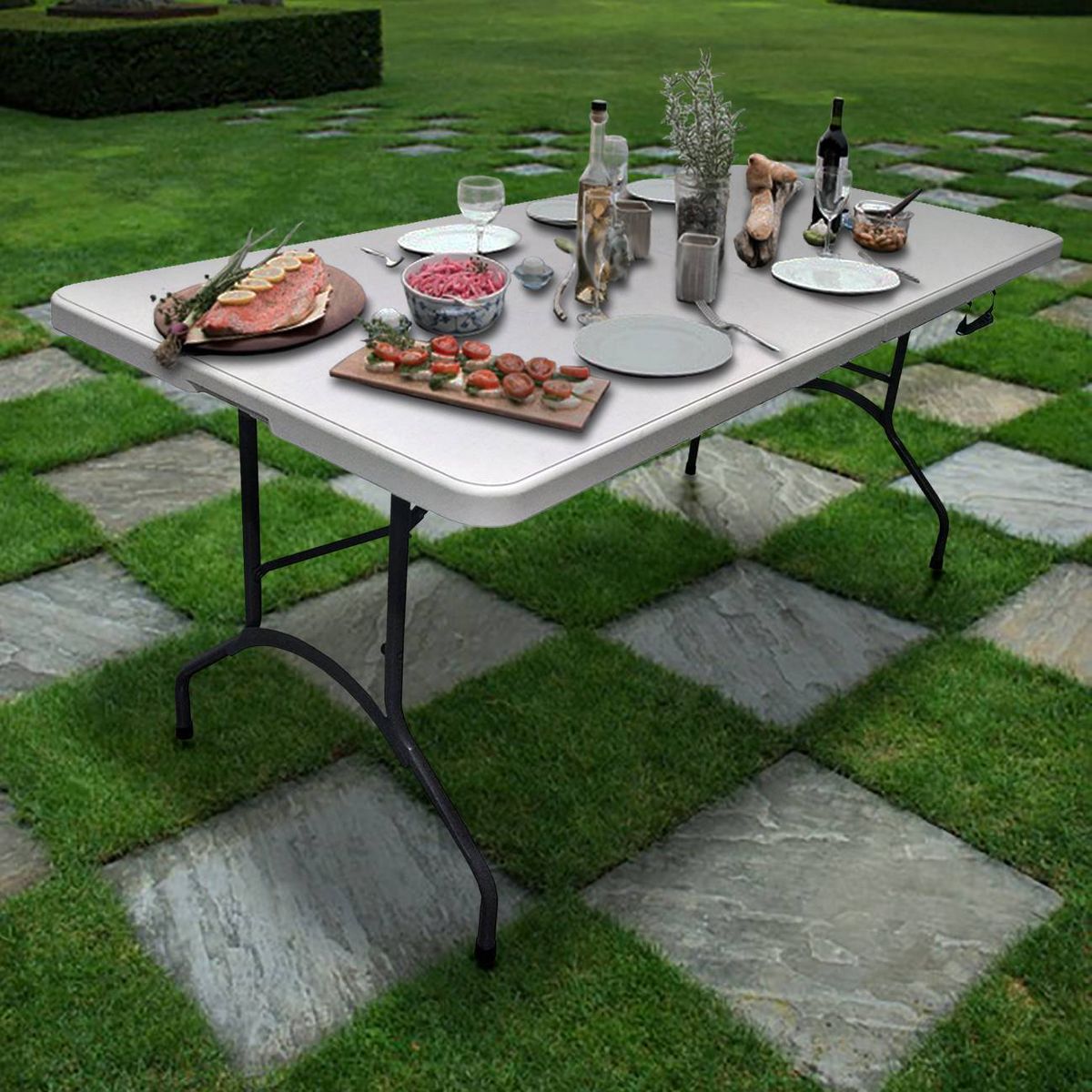 6' Folding Banquet Table