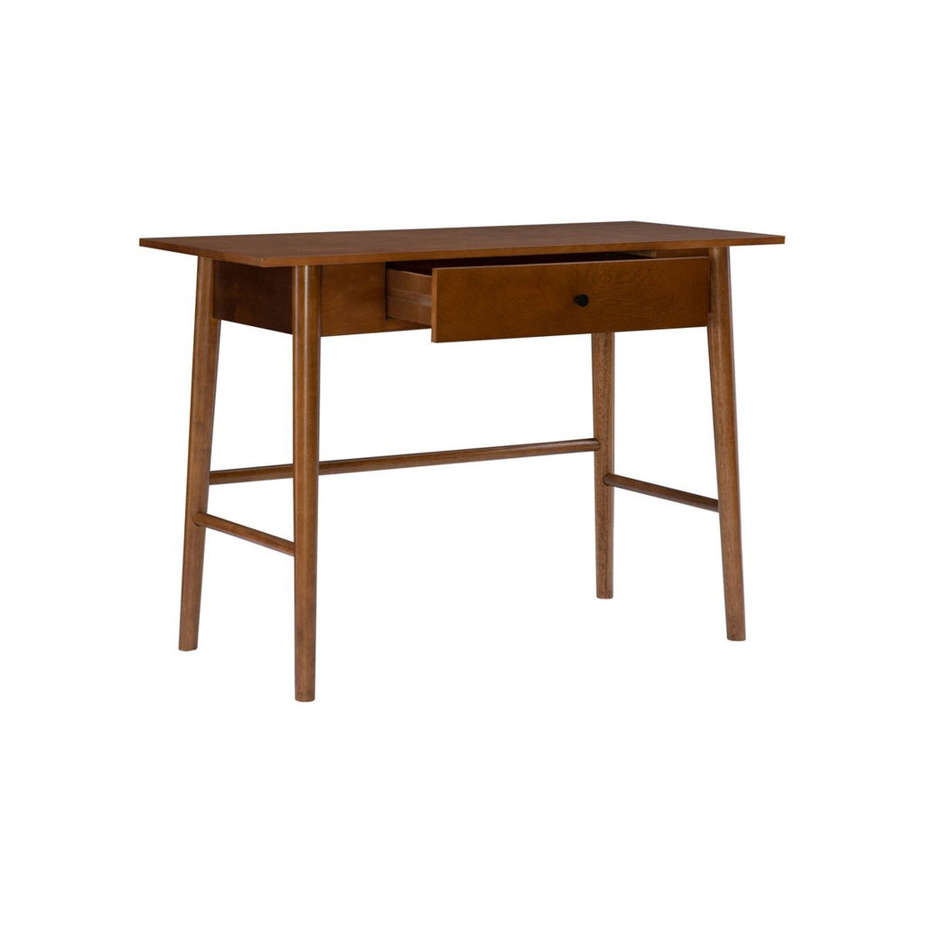 New Mid-Century Modern Desk with Storage 42"W