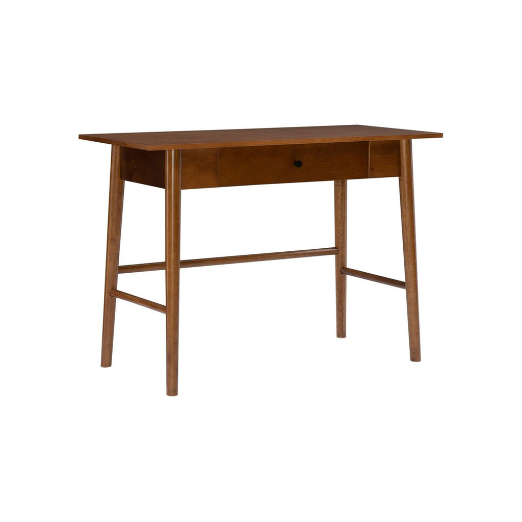 New Mid-Century Modern Desk with Storage 42"W