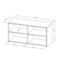 TV Stand with Storage for TVs up to 43"