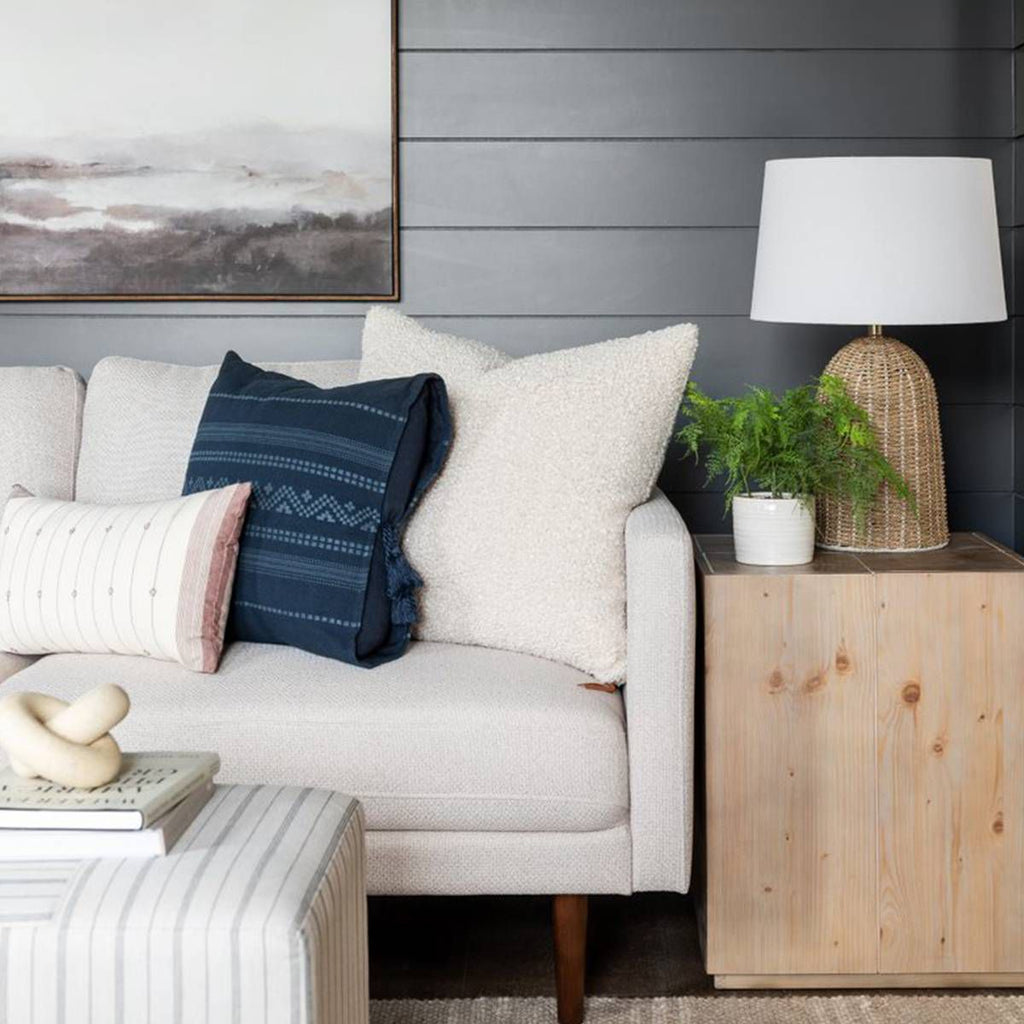 Lynwood Square Upholstered Cube Ottoman