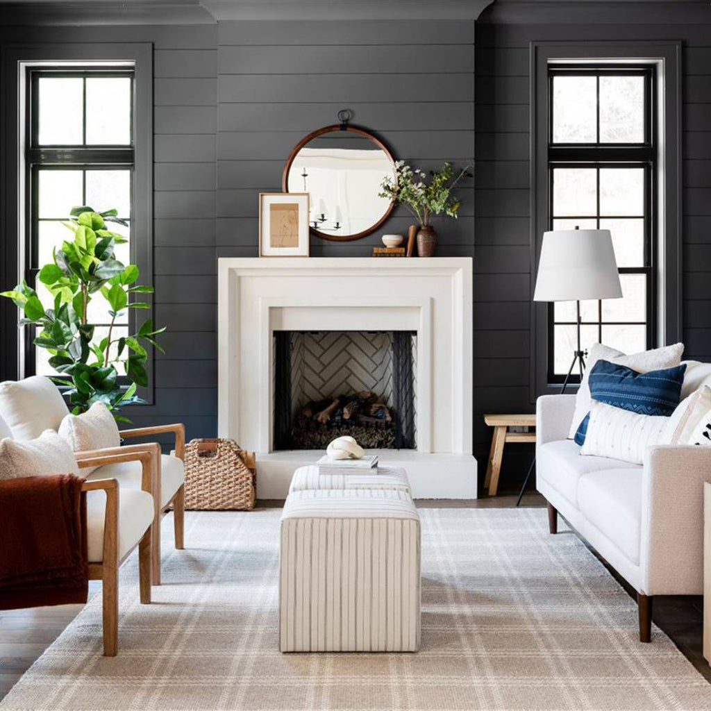 Lynwood Square Upholstered Cube Ottoman