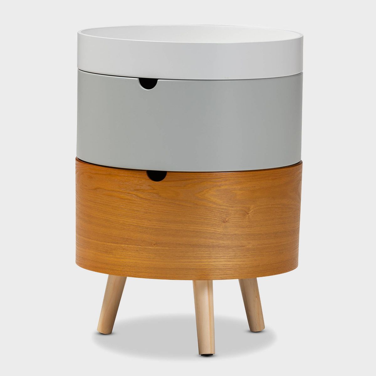 3 Tier Elison Wood Nightstand 21"x15"