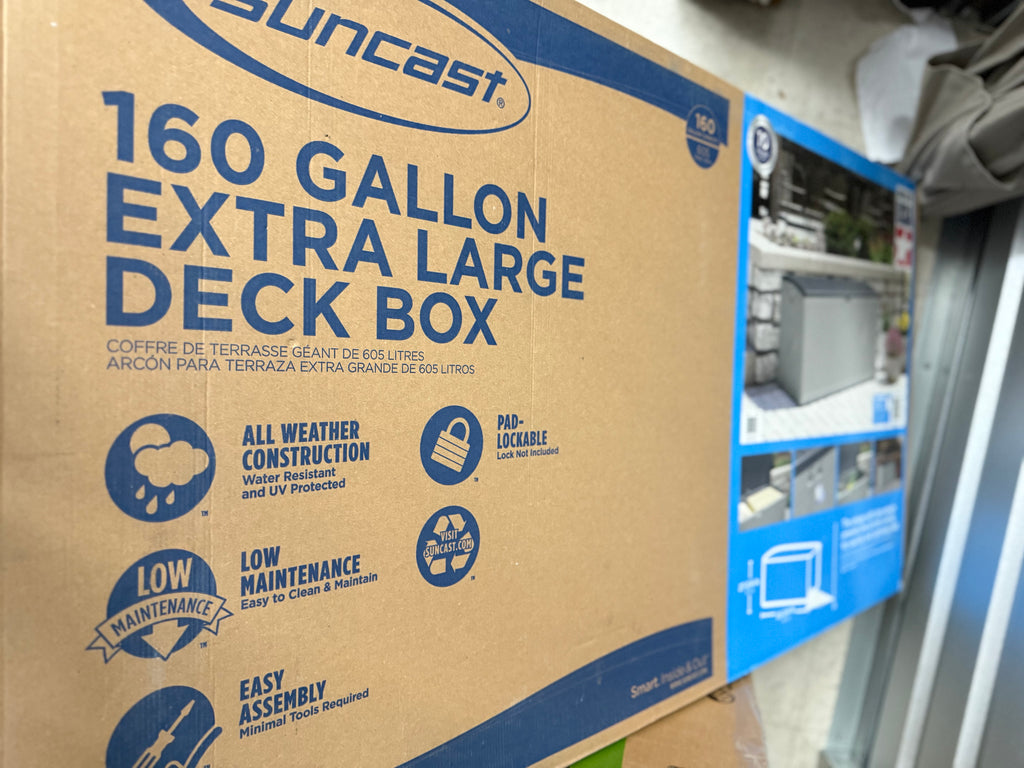 160 Gallon Deck Storage Box