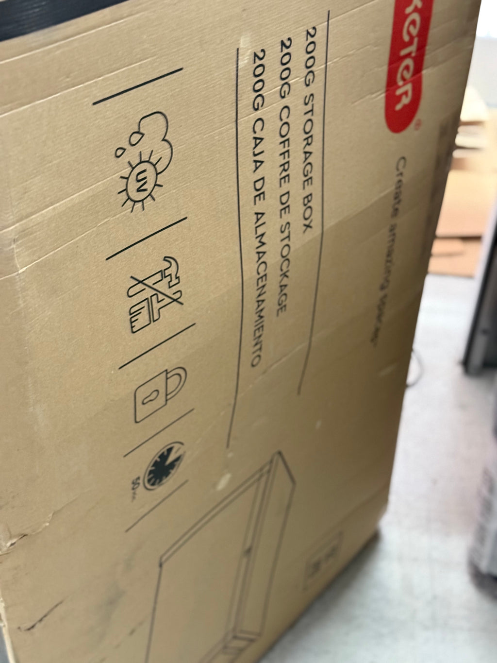 200 Gallon Large Deck Box Storage
