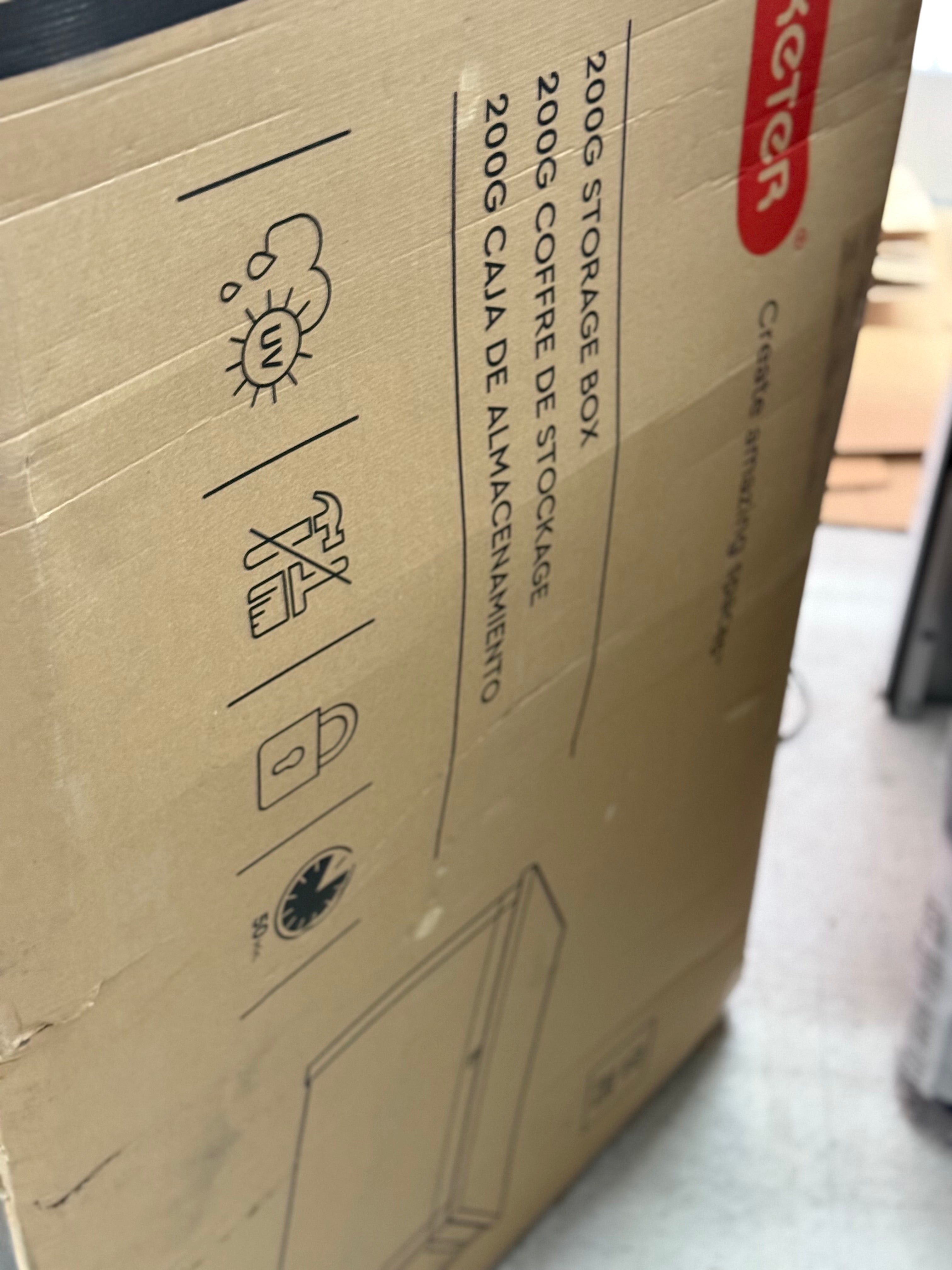 200 Gallon Large Deck Box Storage