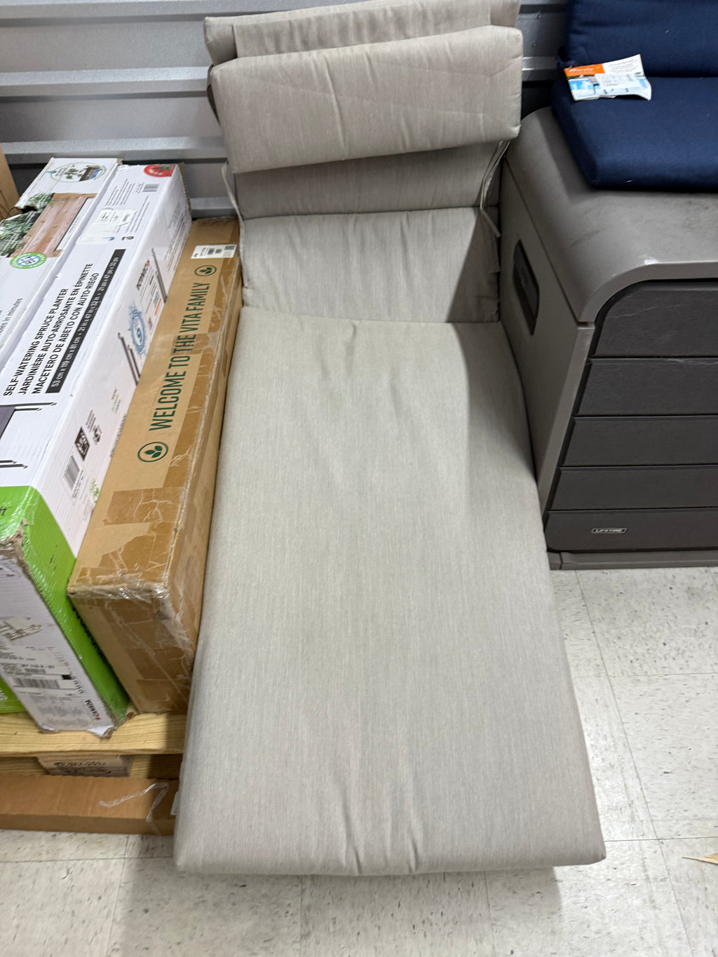Outdoor Chaise Cushion 22.5"W x 74"L