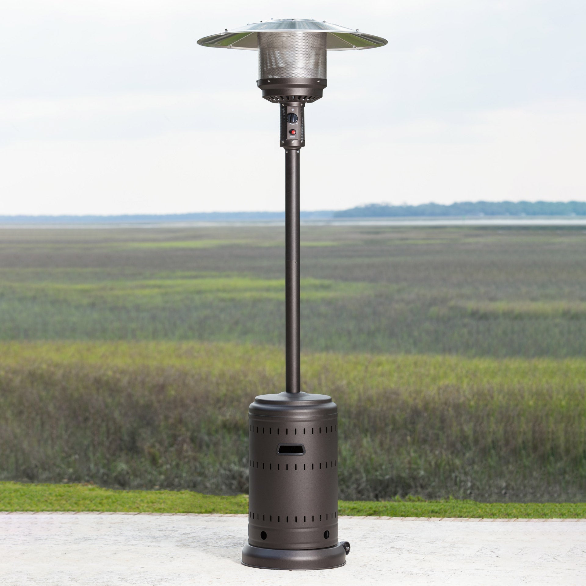 Gray Patio Heater