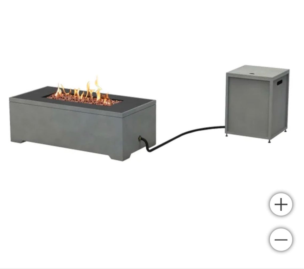 Faux Concrete Fire Table - Needs Work