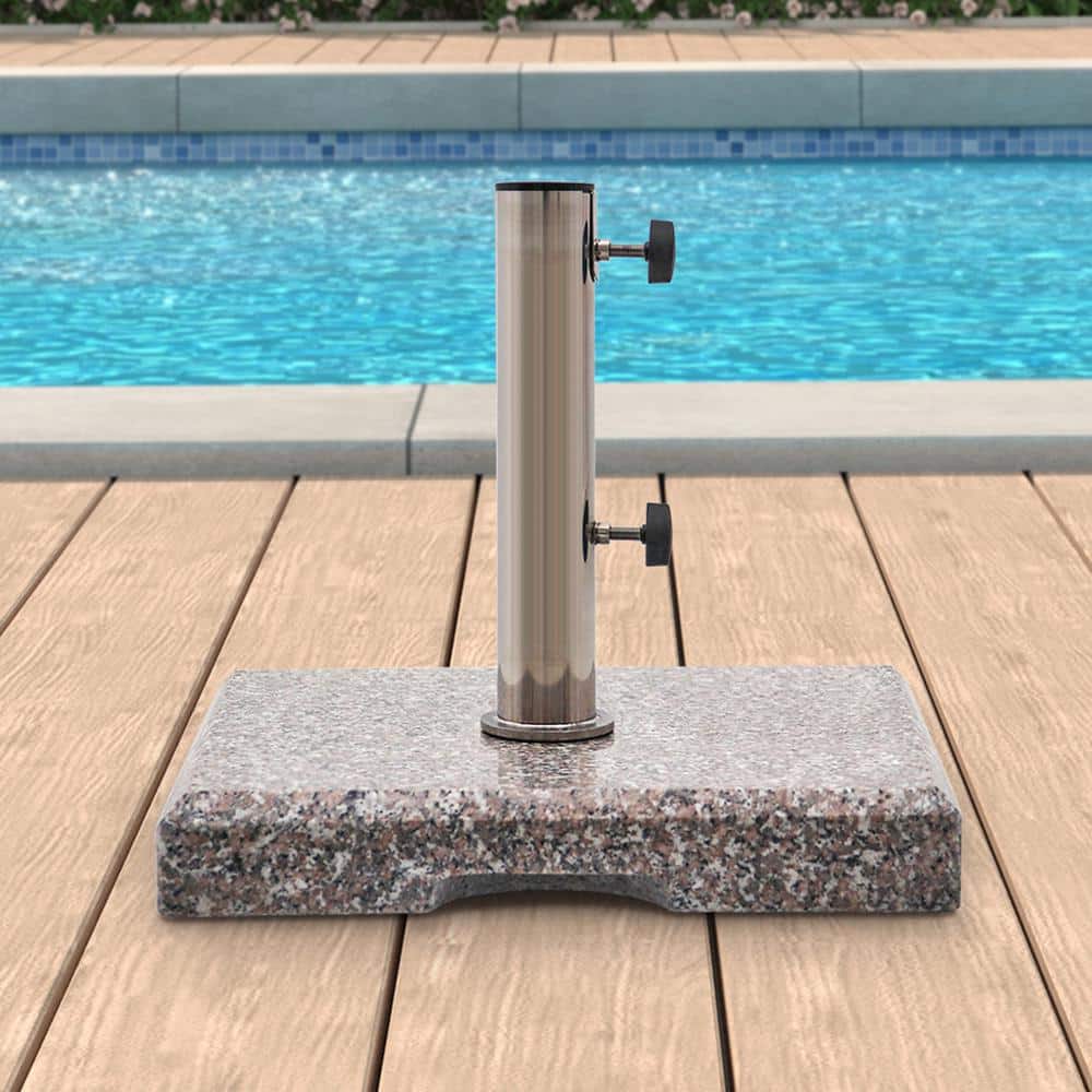 Granite Umbrella Base with Wheels