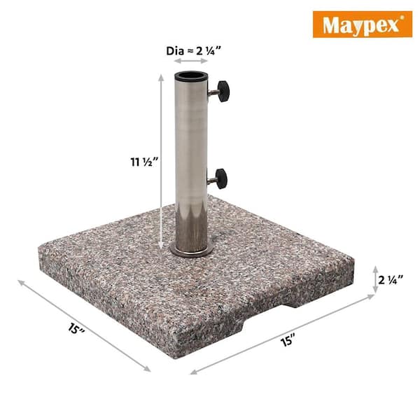 Granite Umbrella Base with Wheels