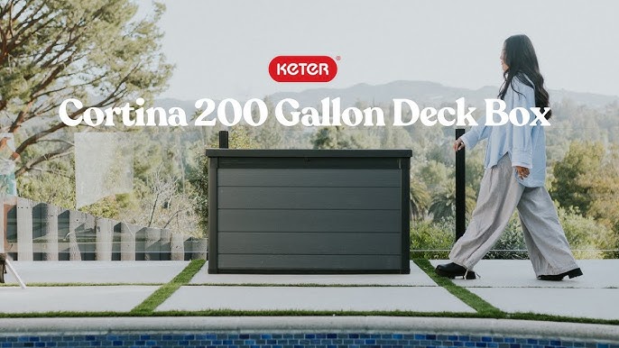 200 Gallon Large Deck Box Storage