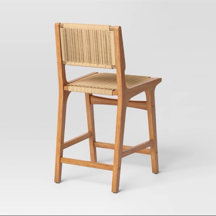 New Ceylon Woven Counter Height Barstool