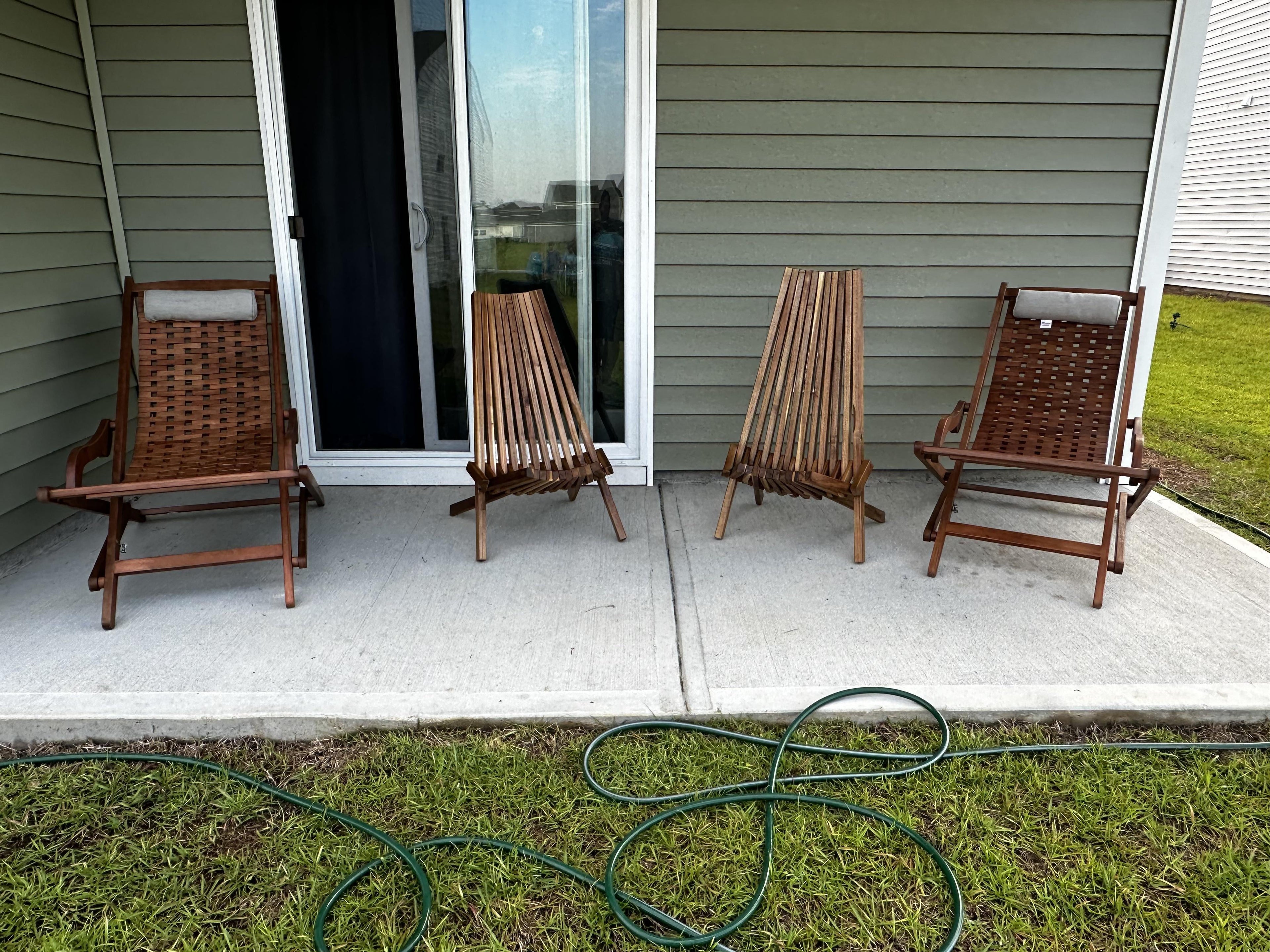 Melino Wooden Folding Chair (over 25 available)